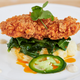The world’s first lab grown ‘chicken tenders’ were released by biotech startup Memphis Meats earlier this year. Image: Memphis Meats